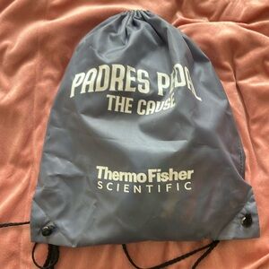 New drawstring bag 
Padres Pedal the Cause